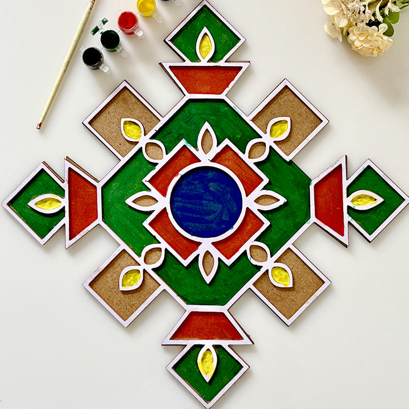 Large Rangoli Mat - Square – Popup Kids