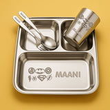 Steel set / kids dining set - Superhero