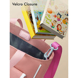 Stylish Casual Peach Tote Bag with Adjustable Strap