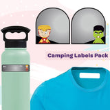 Camping Labels Pack - Superhero