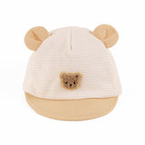 Little Cream Bear Cap