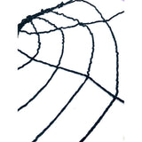 Thick 4 feet Black Spider web for Halloween Decor