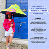 Toy Duck theme, Unique Mexican Hat Style Kids Umbrella