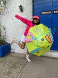 Toy Duck theme, Unique Mexican Hat Style Kids Umbrella