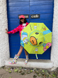 Toy Duck theme, Unique Mexican Hat Style Kids Umbrella
