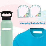 Camping Labels Pack - Tropical