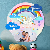 Wall Clock - Unicorn with Pic