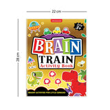 Brain Train Activity Book for Kids Age 3+ - With Colouring Pages, Mazes, Puzzles and Word searches Activities