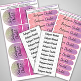Camping Labels Pack - Watercolor