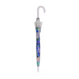 White Hydrangea Bunch Floral Print Translucent All-season Umbrella for Kids & Adults