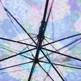 White Hydrangea Bunch Floral Print Translucent All-season Umbrella for Kids & Adults