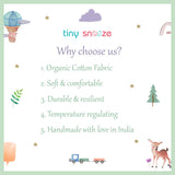 Organic Fitted Cot Sheet- Prince