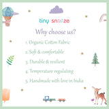 Organic Muslin Swaddles (Set of 2)- Horizon