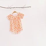 Orange Love Bodysuits - Set Of 3