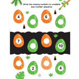 Dinosaur World Activities -  I Can Solve Activity Book for Kids Age 4- 8 Years | With Colouring Pages, Mazes, Dot-to-Dots