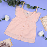Baby Pink Buttoned Top