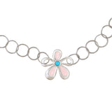 Flower Power Necklace Pink