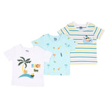 Beach Time Baby T-shirts- 3 Pack