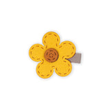 Nadoraa Flower Power Brown Clip Set- Pack Of 4
