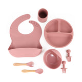 Silicone Mealtime Set- Pink