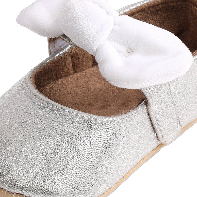 Shining Silver Party Shoes