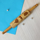 Ocean Theme Play Dough Rolling Pin