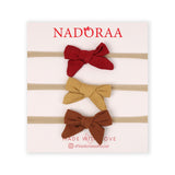Nadoraa Autumn Fancy Headband Set- Pack Of 3