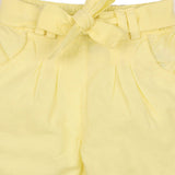 Hello Yellow Baby Shorts with Bow