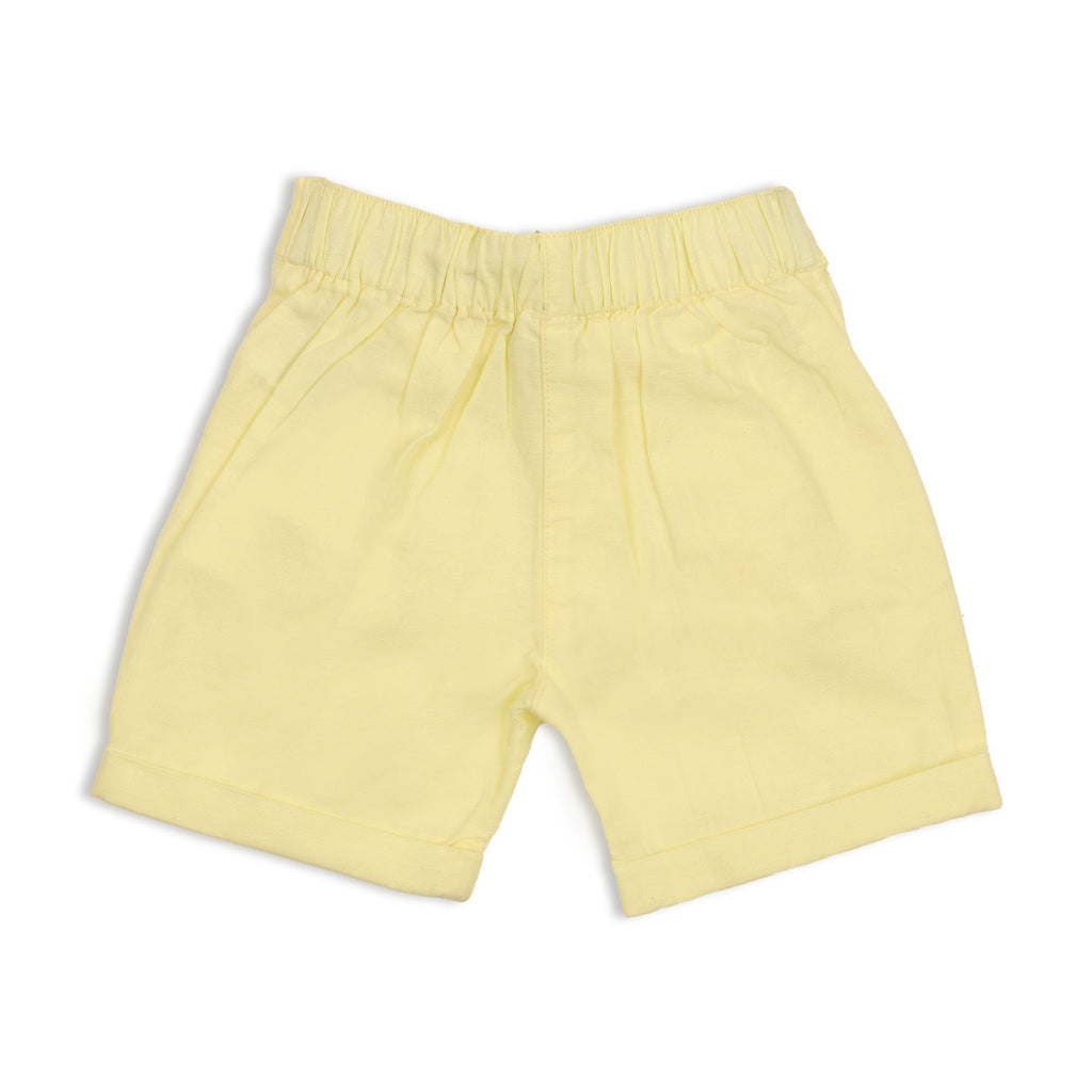Hello Yellow Baby Shorts with Bow
