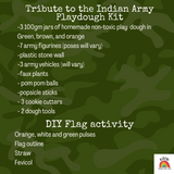 Tribute To Indian Army Sensory kit