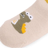Dino Aqua & Cream Socks- 2 Pack