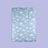 Organic Bed Protector- Clouds