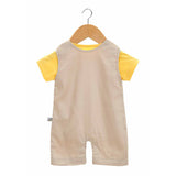Embroidered Giraffe Infant Boys Dungarees