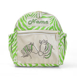 Zebra Embroidered Toddler Backpack
