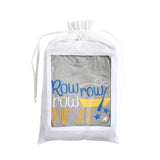 Embroidered 4pc Row your Boat Gift Bag