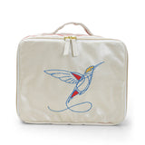 Hummingbird Embroidered Lunch Bag