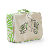 Zebra Embroidered Lunch Bag