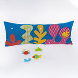 Under the Sea Long Cushion Cover with Pop-ups