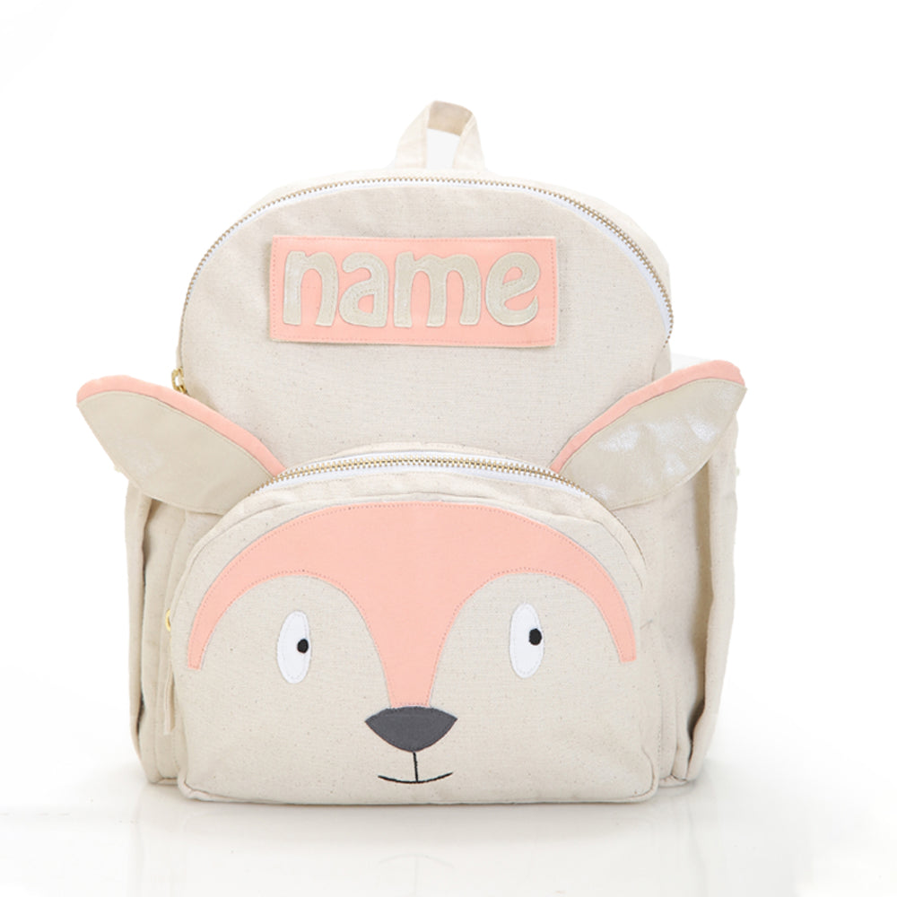Fox Backpack with Name