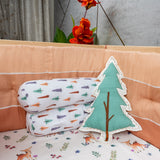 Organic Throw Cushion- Tree