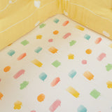 Organic Fitted Cot Sheet- Speech Bubbles