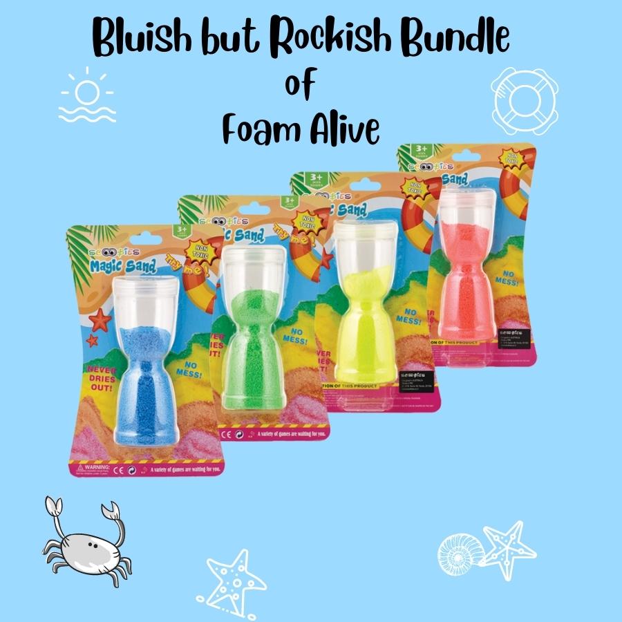 Bluish Bundle of Foam Alive (Bundle of 4)