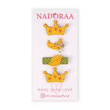 Nadoraa Forest Princess Yellow Clip Set - Pack Of 4