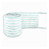 Organic Cot Bumper- Blue