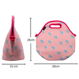 Neoprene Lunch Bags - Heart Design