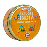 India Map Jigsaw Puzzle for Kids