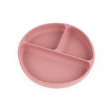 Silicone Plate & Cutlery Set- Pink