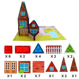 Scoobies Magnetic Tiles & House Stickers