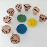 Dino Play Dough Stamp Set