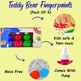 TEDDY BEAR FINGERPAINTS